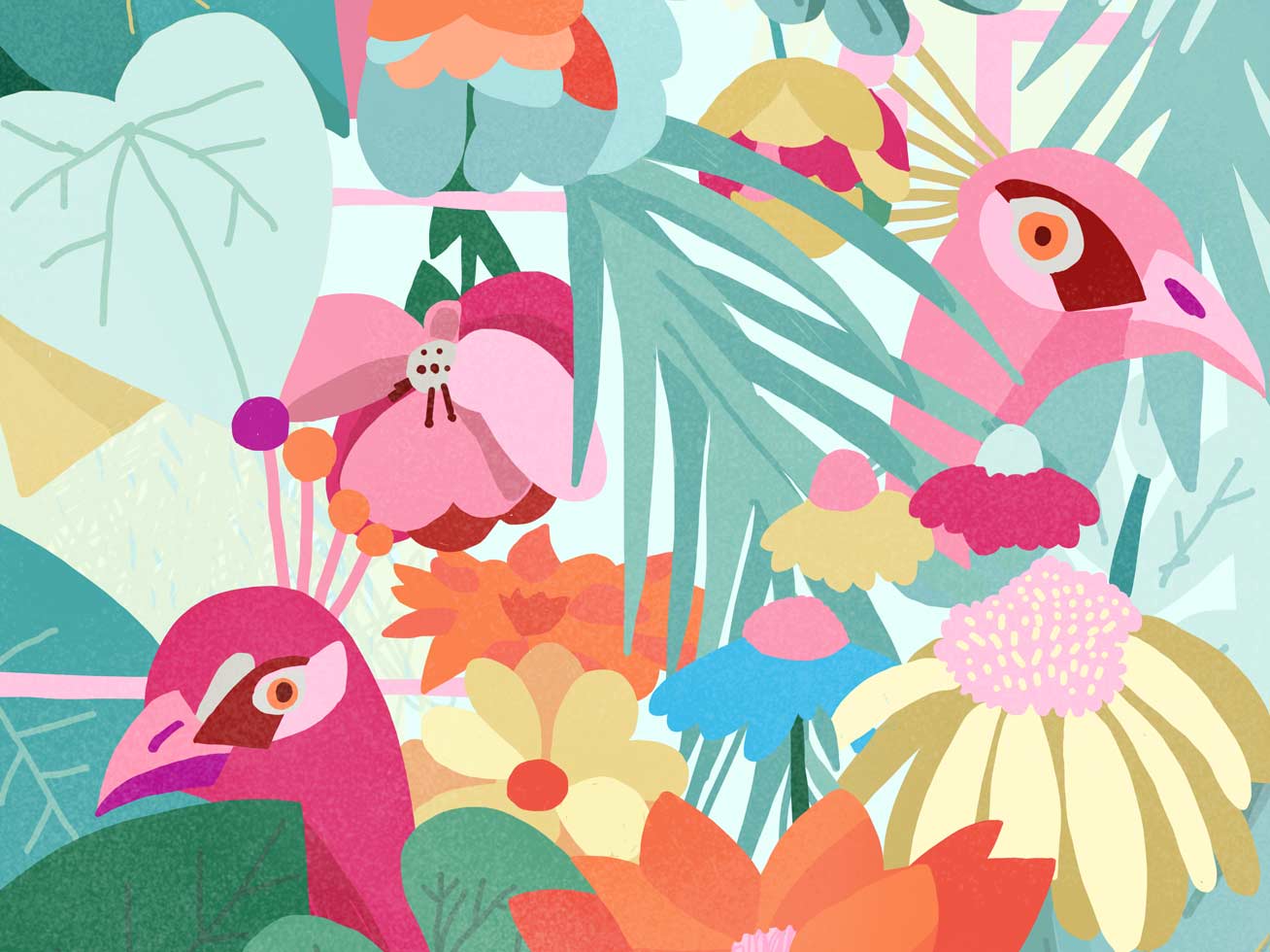 fauna flora illustration zoo by sylwia kubus